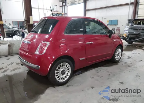 2012 Fiat 500 Lounge z USA, uszkodzony, nr VIN 3C3CFFCR7CT106580